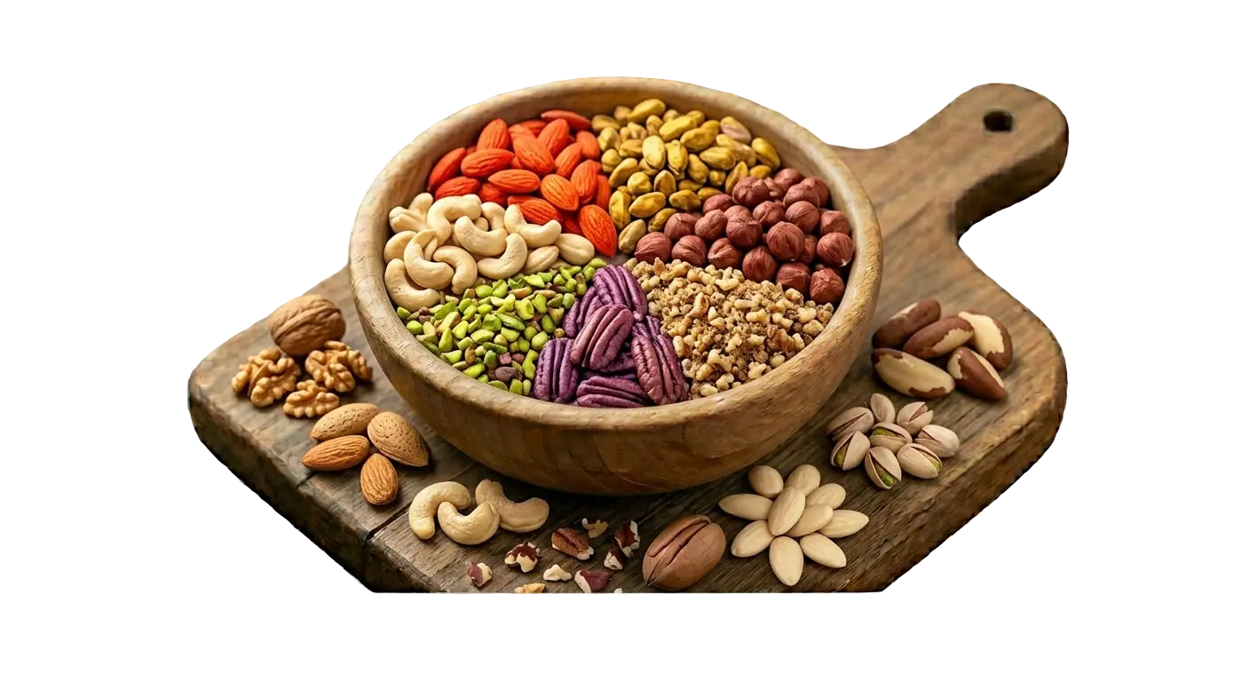 Export quality nuts — bulk agro-food export by Opiz Global